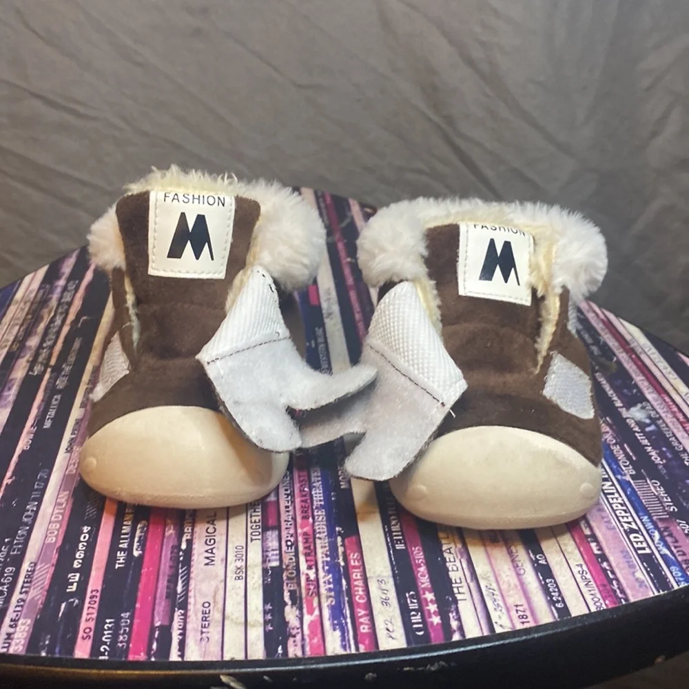 Warm baby moccasins